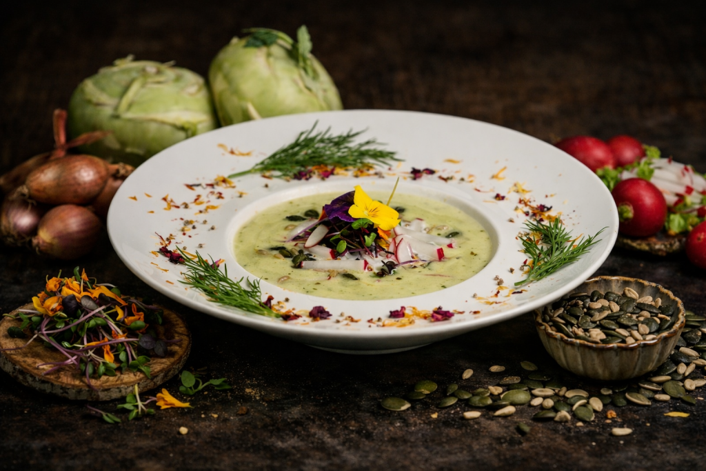 Kohlrabi-Suppe